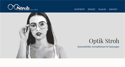 Desktop Screenshot of optikstroh.de