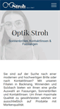 Mobile Screenshot of optikstroh.de