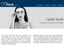 Tablet Screenshot of optikstroh.de